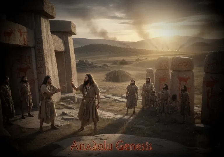 Göbeklitepe çevresinde semboller, mağara resimleri ve ritüellerle iletişim kuran tarih öncesi Anadolu insanları.