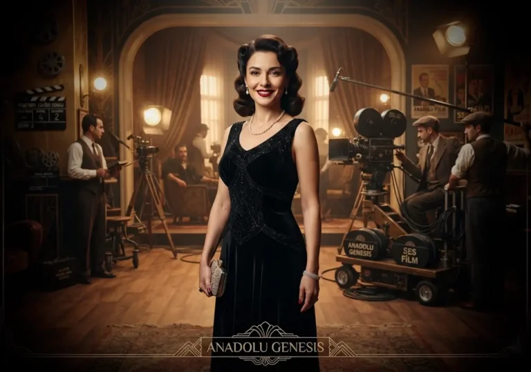 Cahide Sonku'nun 1940'lı yılların film stüdyosunda tarihi atmosfer içinde betimlenen sinematik portresi ve Türk sinemasındaki öncü rolü.