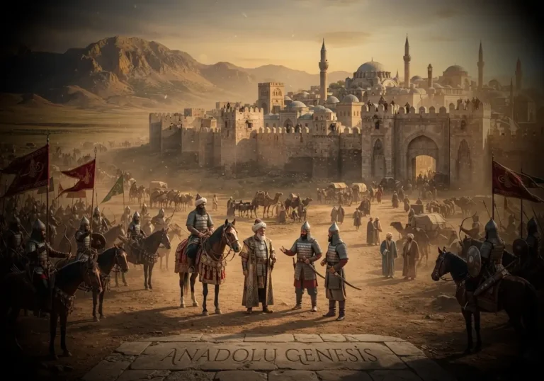 Dulkadiroğulları Beyliği'nin Maraş merkezli yönetimini ve Osmanlı-Memlük sınırındaki tarihî önemini gösteren temsili sahne.
