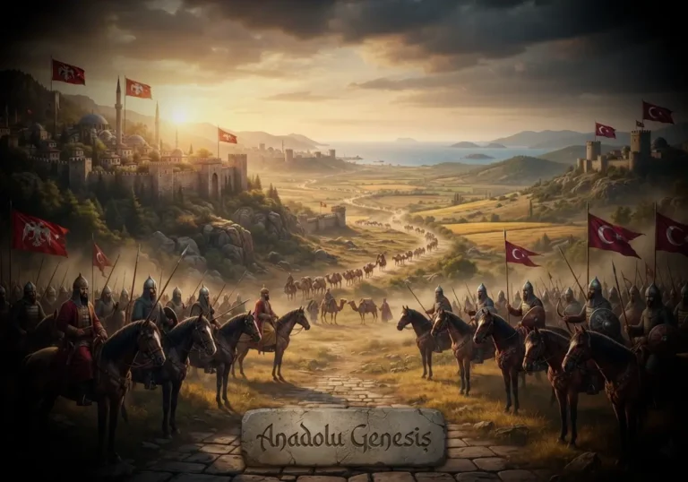1300'lü yıllarda Batı Anadolu'da Germiyanoğulları ile Karesioğulları arasındaki siyasi ve askerî rekabeti temsil eden tarihî sahne.