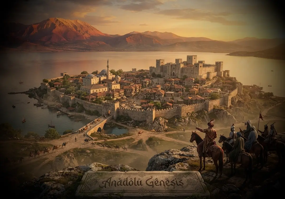 14.yüzyılda Eğirdir merkezli Hamitoğulları Beyliği'nin tarihî şehir dokusunu, mimarisini ve Anadolu'daki siyasi atmosferini gösteren canlandırma.