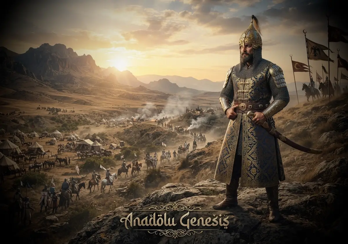I. Kılıç Arslan'ın Birinci Haçlı Seferi sırasında Anadolu'da Selçuklu ordusuna liderlik ettiği tarihî sahne.